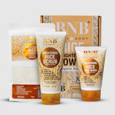 BNB Rice Extract Bright & Glow Kit – 3 in 1 Whitening, Brightening & Glow Facial for Girls and Women