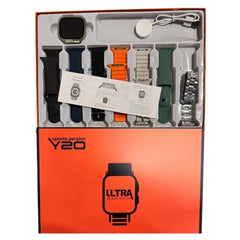 Y20 Ultra Smart Watch – Sports Edition | 2.2" HD Display | Bluetooth Calling | Fitness & Health Tracker