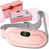 Digital Period Heating Pad & Vibrating Belt | 3 Heat Levels, 4 Massage Modes – Fast Relief for Menstrual Cramps
